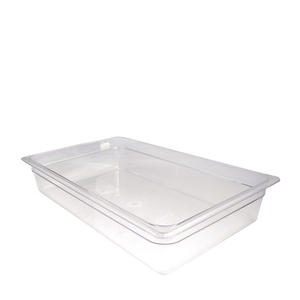 Camwear Food Pan Full-Size Clear 4" 1/ea.