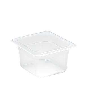 Food Pan Sixth Size Translucent 4" 1/ea.