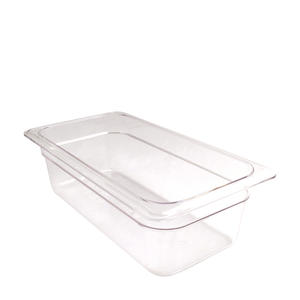 Camwear Food Pan Third Size Clear 4" 1/ea.