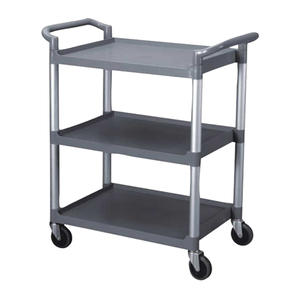 Bus Cart 3-Tier Gray 1/ea.