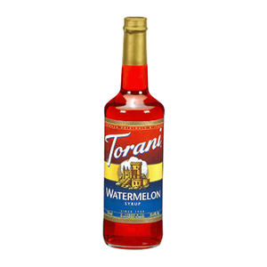 Torani Watermelon PET Syrup 750 ml. 4/ct.