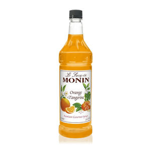 Monin Orange Tangerine PET Syrup 1 ltr. 4/ct.