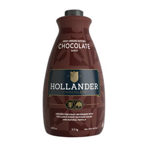 Hollander Barista Sweet Ground Dutched Chocolate Sauce 64 oz. 6/ct.