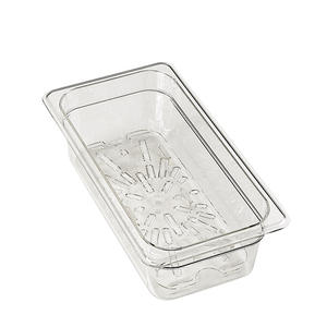 Food Pan Drain Shelf Third Size Clear 1/ea.