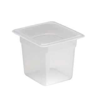 Food Pan Sixth Size Translucent 6" 1/ea.