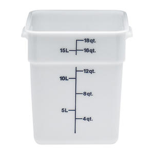 CamSquare Container White 18 qt 1/ea.