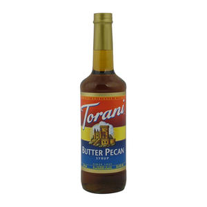 Torani Butter Pecan Syrup 750 ml. 12/ct.