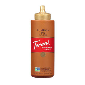 Torani Puremade Pumpkin Pie Sauce Squeeze Bottle 16.5 oz. 4/ct.