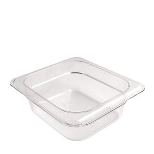 Camwear Food Pan Sixth Size Clear 2 1/2" 1/ea.