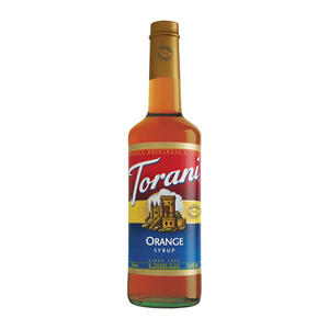 Torani Orange Dairy Friendly PET Syrup 750 ml. 4/ct.