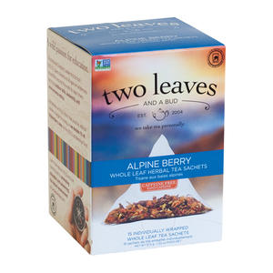 Two Leaves and a Bud Herbal Tea Alpine Berry 6/15/ct.