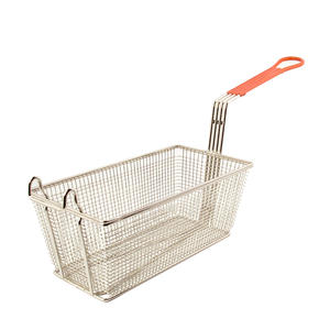 Fryer Basket Rectangular Red 1/ea.