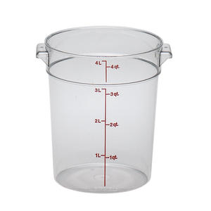 Camwear Rounds Clear 4 qt 1/ea.