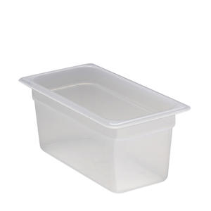 Food Pan Third Size Translucent 6" 1/ea.