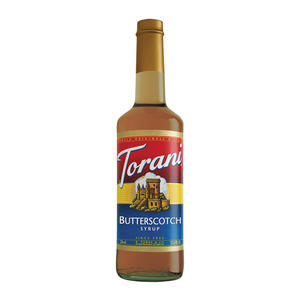 Torani Butterscotch Syrup 750 ml. 12/ct.
