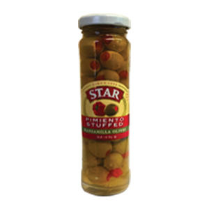 Star Pimiento Stuffed Manzanilla Olives 3 oz. 12/ct.