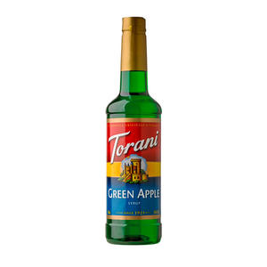 Torani Green Apple PET Syrup 750 ml. 4/ct.