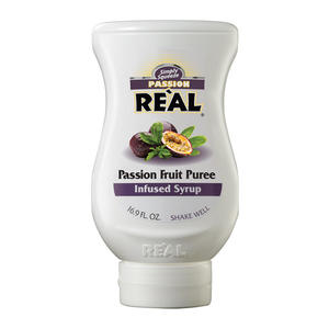 Real Infused Passion Fruit Syrup 16.9 oz. 6/ct.
