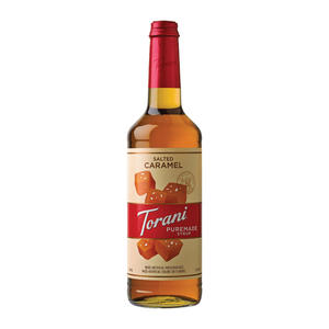 Torani Puremade Salted Caramel Syrup 750 ml. 4/ct.