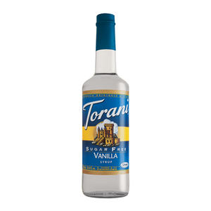 Torani Vanilla Syrup Sugar Free 750 ml. 12/ct.