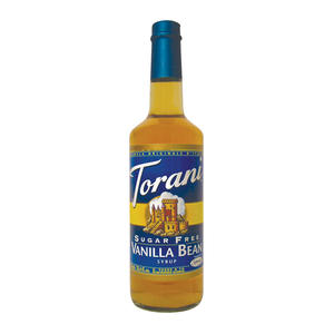 Torani Vanilla Bean Syrup Sugar Free 750 ml. 12/ct.