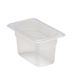 Food Pan Ninth-Size Translucent 4" 1/ea.