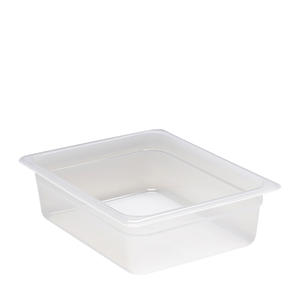 Food Pan Half-Size Translucent 4" 1/ea.