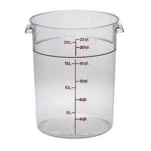 Camwear Rounds Clear 22 qt 1/ea.