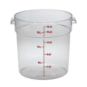 Camwear Rounds Clear 18 qt 1/ea.