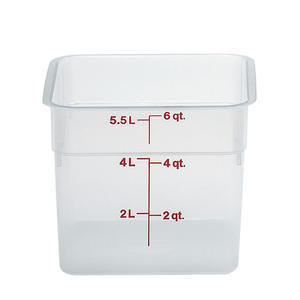 CamSquare Container Translucent 6 qt 1/ea.