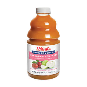 Dr. Smoothie 100% Crushed Guava and Passion Fruit 46 oz. 6/ct.