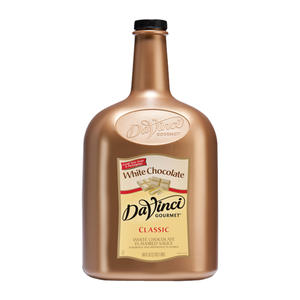 DaVinci Gourmet White Chocolate Sauce 1/2 gal. 6/ct.