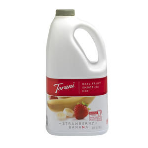 Torani Real Fruit Smoothie Strawberry Banana 64 oz. 6/ct.