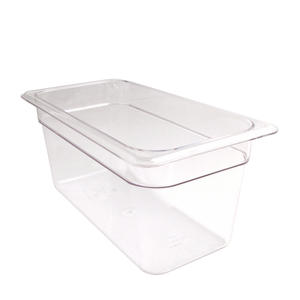 Camwear Food Pan Third Size Clear 6" 1/ea.