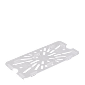 Food Pan Drain Shelf Third Size Translucent 1/ea.