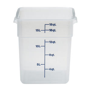 CamSquare Container Translucent 18 qt 1/ea.