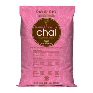 David Rio Flamingo Vanilla Chai Decaf Sugar Free 3 lb. 4/ct.