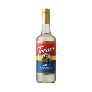 Torani Chocolate Bianco (White Chocolate) PET Syrup 750 ml. 4/ct.