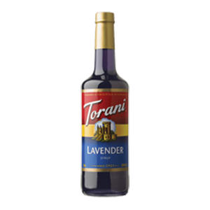 Torani Lavender PET Syrup 750 ml. 4/ct.