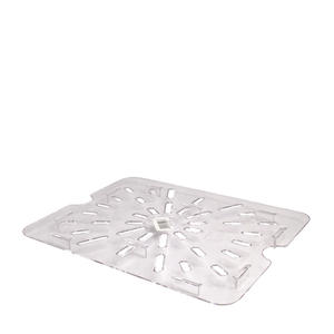 Food Pan Drain Shelf Half-Size Clear 1/ea.