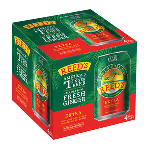 Reed's Extra Ginger Beer Can 12 oz. 24/ct.