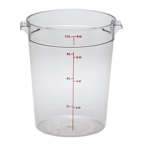 Camwear Rounds Clear 8 qt 1/ea.