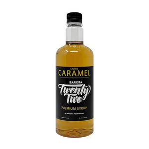 Barista 22 Salted Caramel Syrup 750 ml. 12/ct.