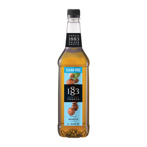 1883 Sugar Free Hazelnut PET Syrup 1 ltr. 6/ct.