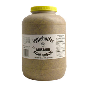 Inglehoffer Stone Ground Mustard 1 gal. 4/ct.