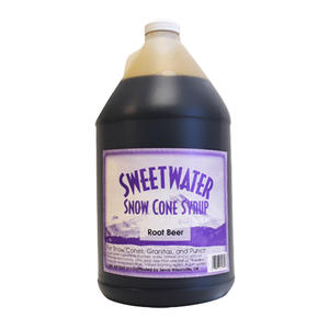 Sweetwater Snow Cone Root Beer Syrup 1 gal. 4/ct.