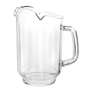 3 Spout Water Pitcher Clear 64 oz 1/ea.