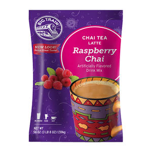 Big Train Raspberry Chai Tea Latte Mix 3.5 lb. 4/ct.