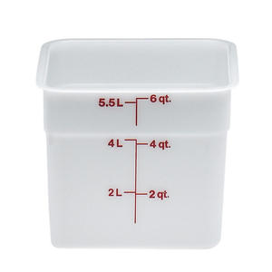 CamSquare Container White 6 qt 1/ea.