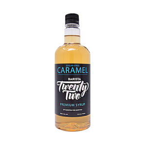 Barista 22 Caramel Syrup Sugar Free 750 ml. 12/ct.
